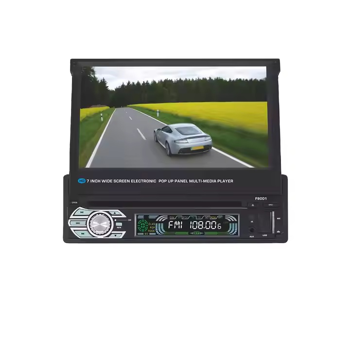 Open frame industrial panel square monitor universal touch screen BT car radio with GPS navigation