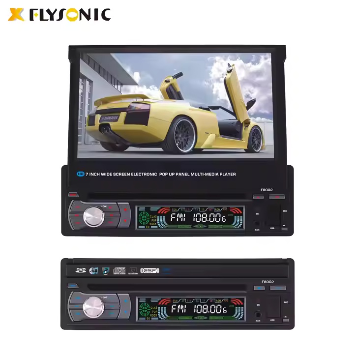 Flysonic universal touch screen multimedia 7 inch android car DVD player