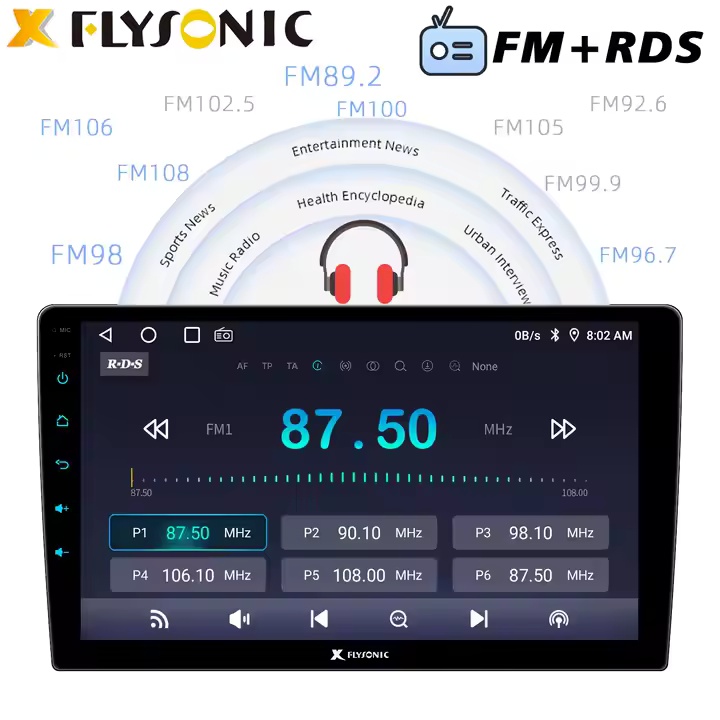 9 10 Inch 2 din android system for Chevrolet Equinox 16~18 models 1024*600 HD IPS full touch screen car radio