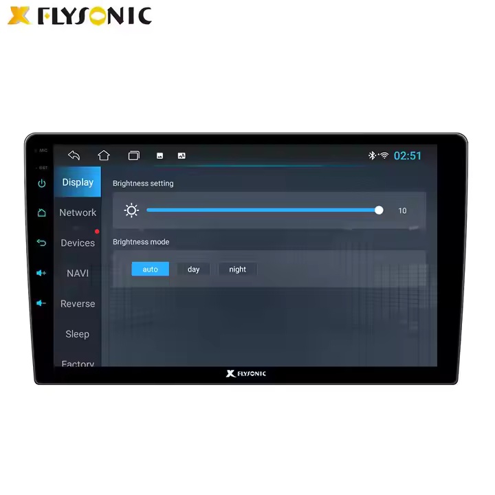 Flysonic OEM/ODM 2 din 10 inch 1+16GB android car radio