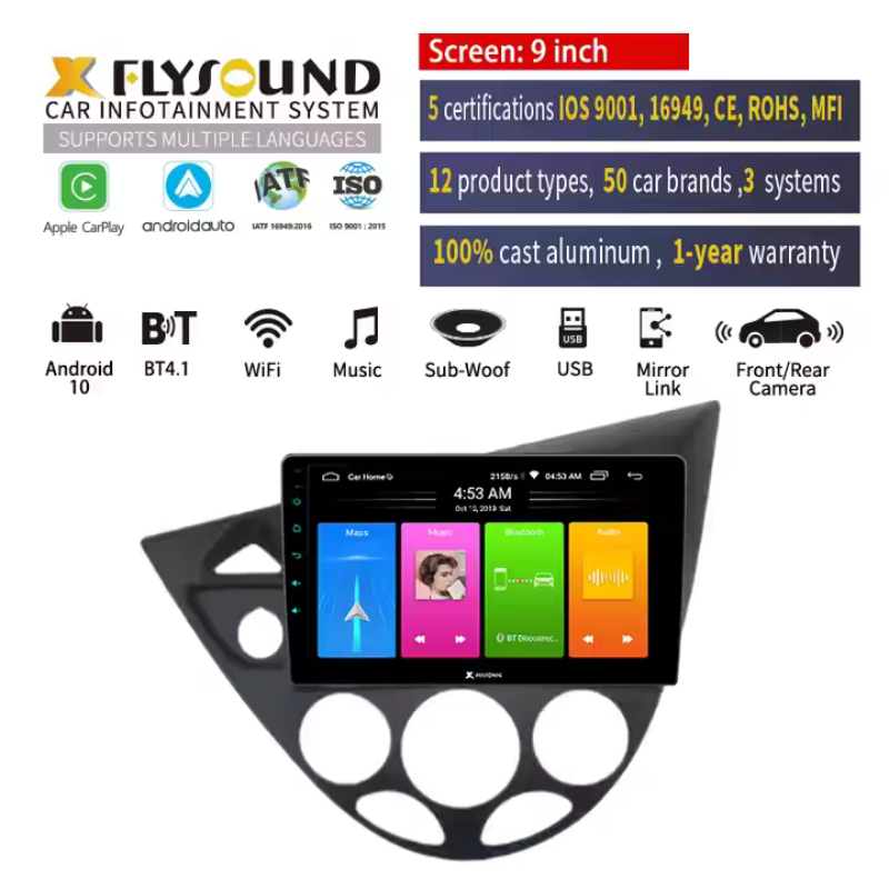 9" Android Car Radio 2DIN Multimedia Player 2+32GB for MK1