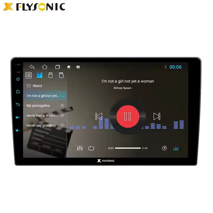 Flysonic OEM/ODM 2 din 10 inch 1+16GB android car radio