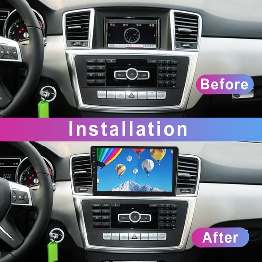 Android Auto 9-Inch Car Radio for Benz | GPS, Bluetooth