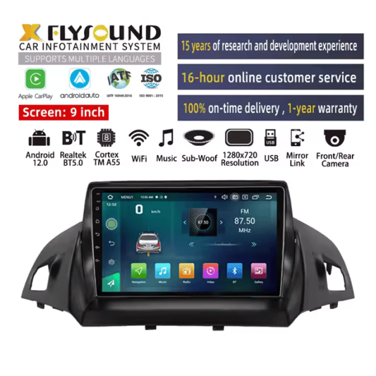9" Android 10 Car Radio Multimedia Player for Kuga C520